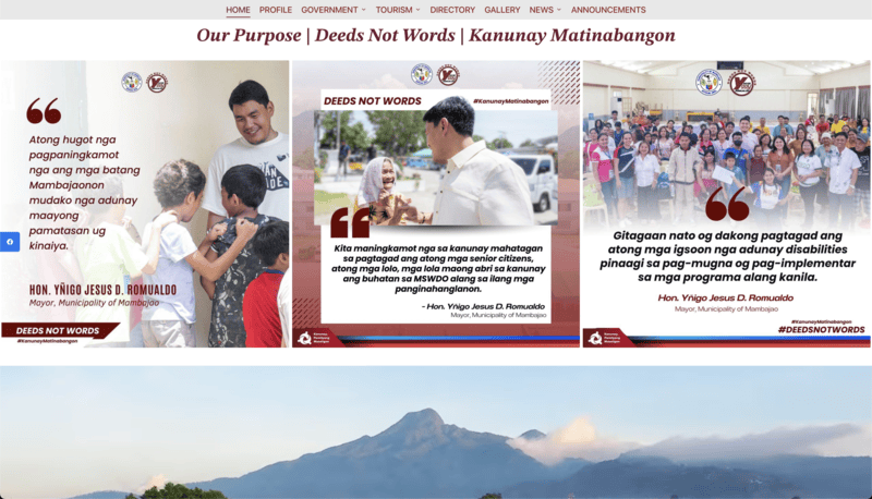 MAMBAJAO Website