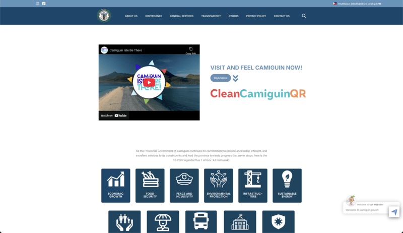 CAMIGUIN Website